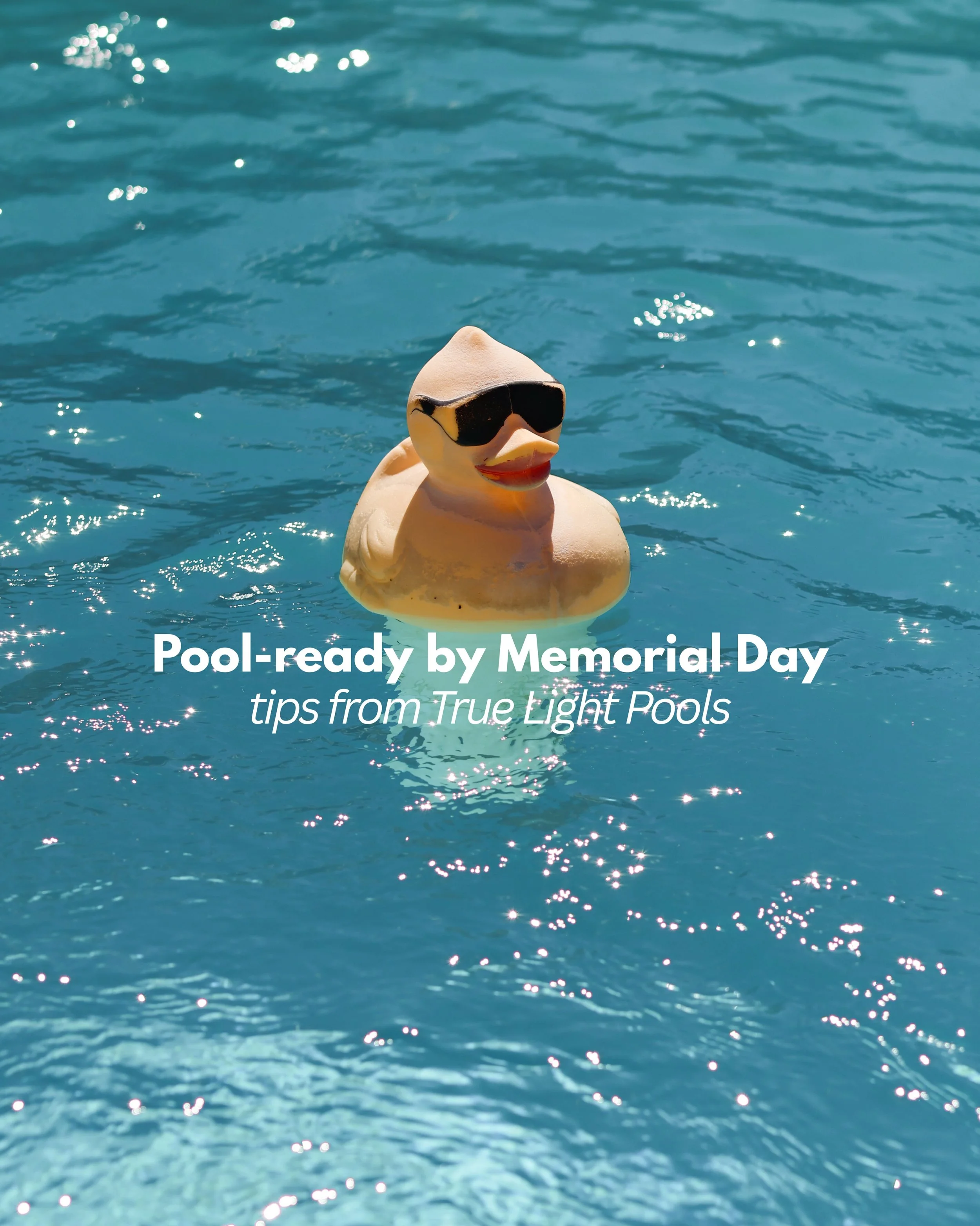 Holiday weekend’s coming and the pool’s gonna get a workout! A little prep two or three days out will keep the water clear when 14 people are jumping in at once. Here are a few tips to get your pool Memorial Day-ready!πΊπΈπ
If you&rsquo